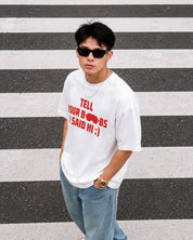 Premium white oversized streetwear tee by NoFilterClub