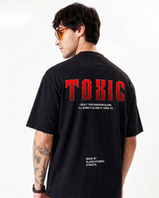 TOXIC Oversized Graphic T-Shirt for Unisex